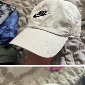 Nike Off-White Cap with Black Logo